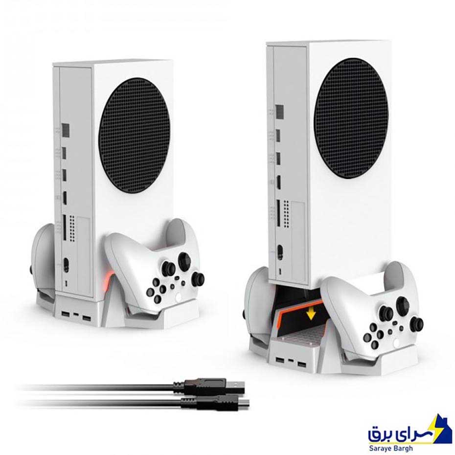 خرید استند نگهدارنده چند کاره کنسول بازی دابی مدل DOBE Xbox Series S TYX_0663 سفید