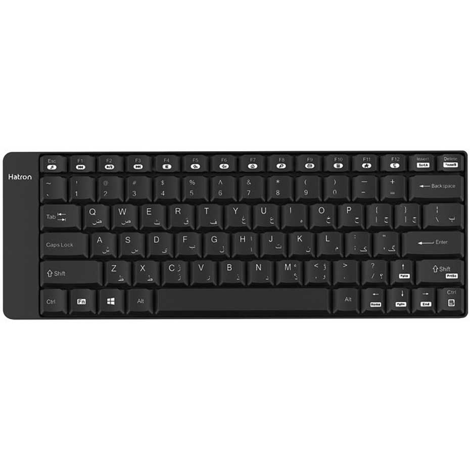 مشخصات کیبورد و ماوس بی سیم هترون مدل Hatron HKCW420 مشکی