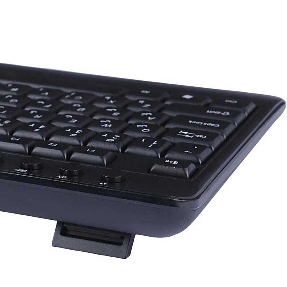 مشخصات کیبورد و ماوس بی سیم تسکو مدل TSCO TKM 7029W مشکی
