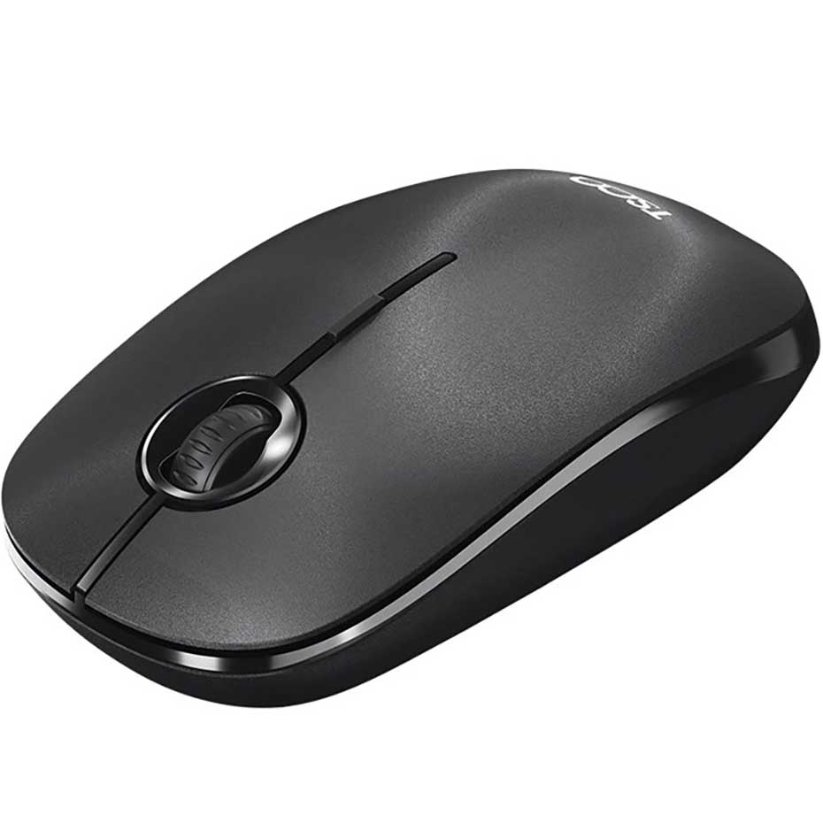 توضیحات کیبورد و ماوس بی سیم تسکو مدل TSCO TKM 7027W مشکی