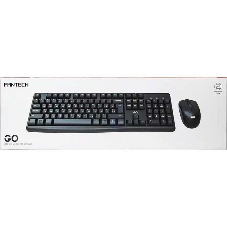 جعبه کیبورد و ماوس بی سیم فنتک مدل FANTECH GO WK894 مشکی
