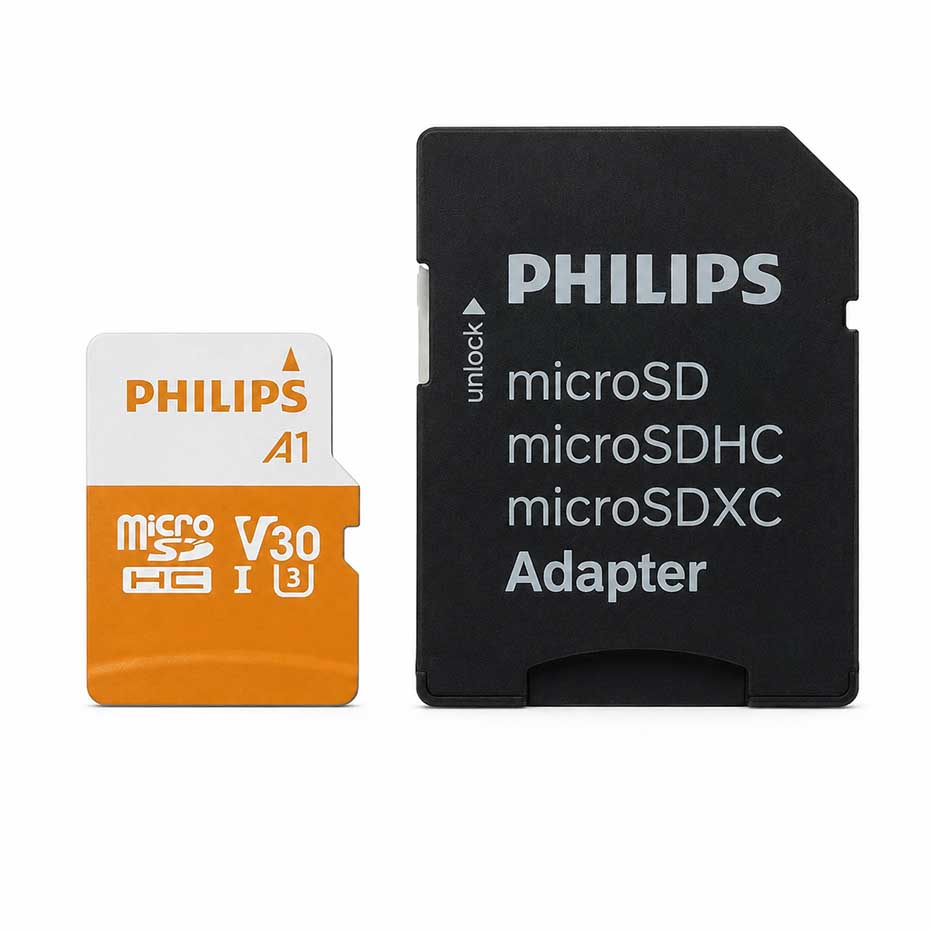 قیمت رم میکرو فیلیپس مدل PHILIPS 95MB A1 V30 32G گارانتی مادام العمر