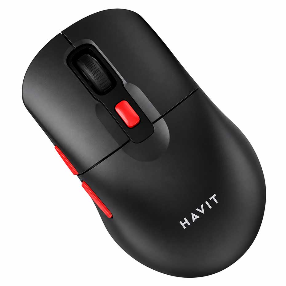 ابعاد کیبورد و ماوس بی سیم هویت مدل HAVIT KB261WB مشکی