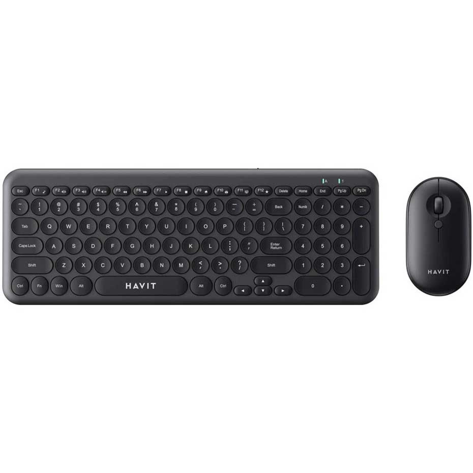 کیبورد و ماوس بی سیم هویت مدل HAVIT KB-254GCM