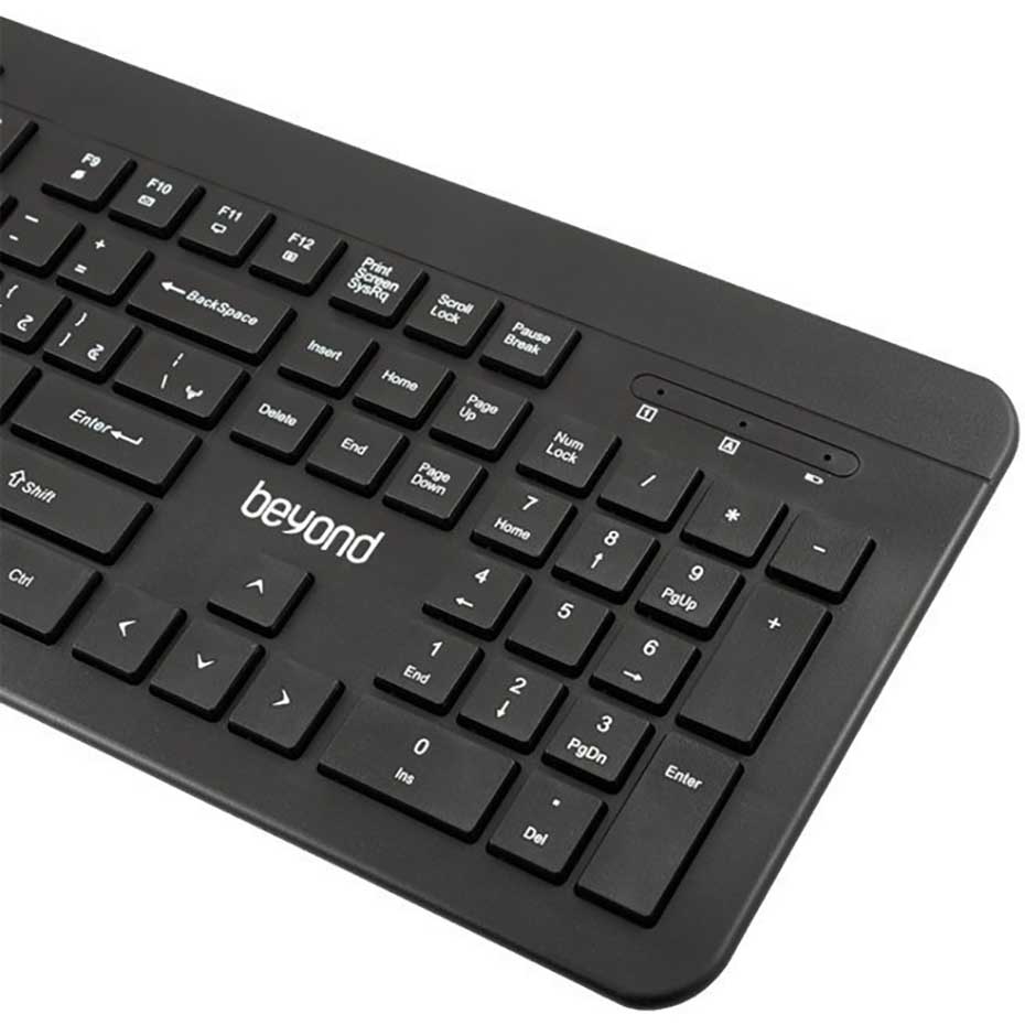 مشخصات کیبورد و ماوس بی سیم بیاند مدل BEYOND BK-5310RF