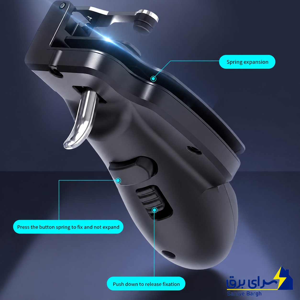 مشخصات دسته بازی پابجی مدل Portable Game Controller H7