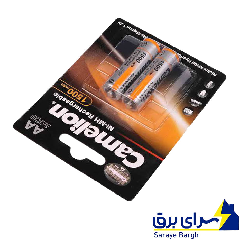 خرید باتری قلمی قابل شارژ کارتی Ni-MH 1500 کملیون