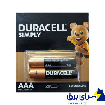 خریدباتری نیم قلمی دوراسل اصل بسته 2 عددی