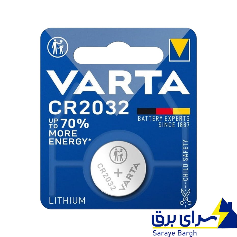خریدباتری سکه ای وارتا VARTA مدل CR2032