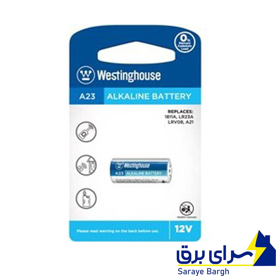 خرید باتری 12 ولت ریموت A23 وستینگهاوس آلکالاین Westinghouse