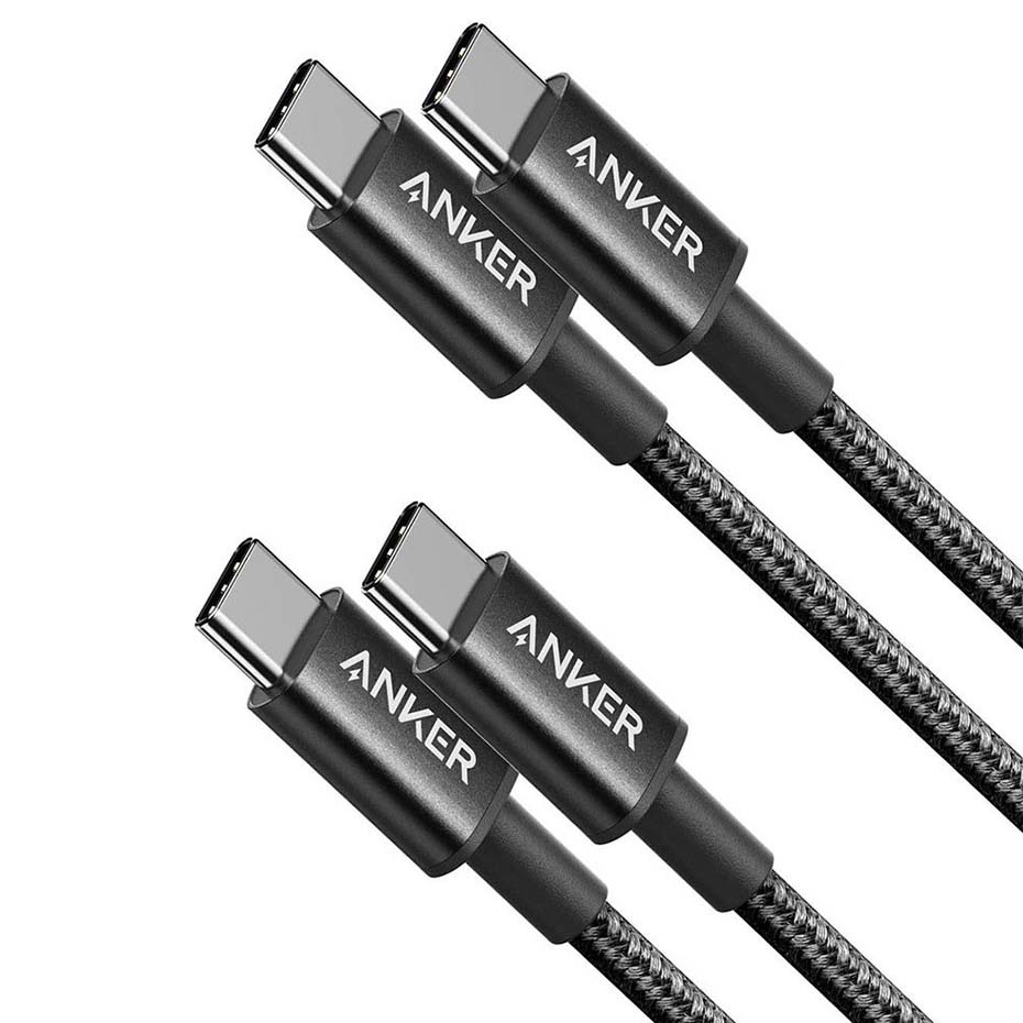 قیمت کابل شارژ دو سر تایپ سی انکر مدل ANKER A8752H11 USB-C PD 60W مشکی طول 1 متر