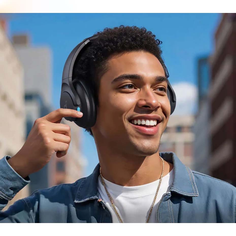 ابعاد هدست بی سیم انکر مدل ANKER Soundcore Q11i A3005H21 سفید