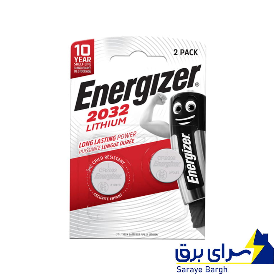 خرید باتری لیتیومی 3 ولت 2430 انرجایزر مدل CR2430 بسته 2 عددی