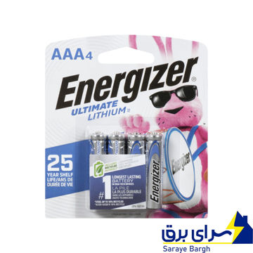 خرید باتری نیم قلمی 4 عددی لیتیوم انرژایزر Energizer اصلی