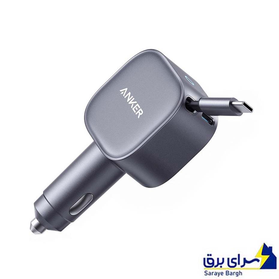 خرید شارژر فندکی انکر مدل ANKER A2738HA2 75W طوسی