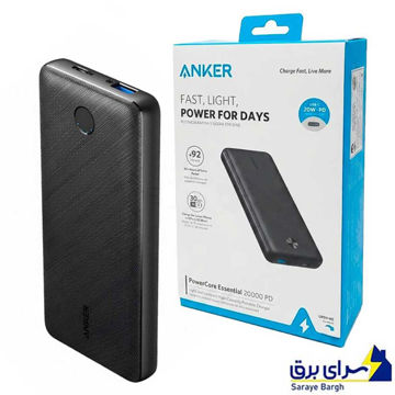 خرید پاوربانک انکر مدل ANKER A1287P11 20W 20000mAh مشکی