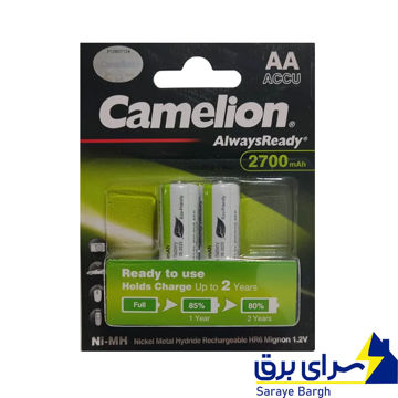 خرید باتری شارژی قلمی کملیون Camelion AA 2700mAh Ni‑MH 1.2V