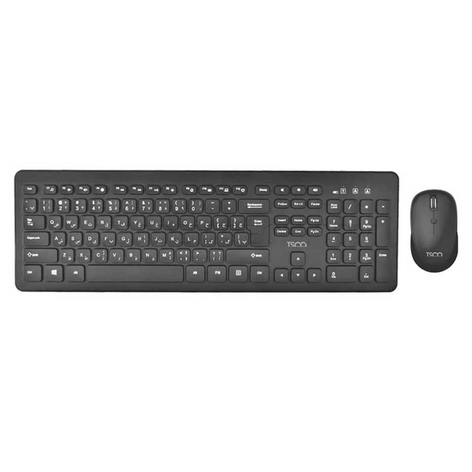 قیمت کیبورد و ماوس بی سیم تسکو مدل TSCO TKM 7011WN