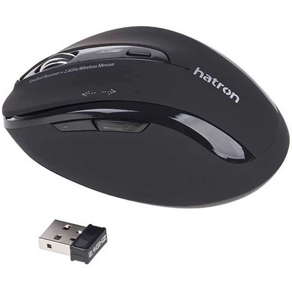 ابعاد کیبورد و ماوس بی سیم هترون مدل HKCW140 Hatron