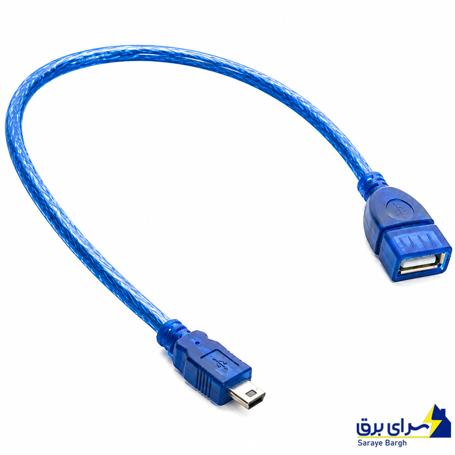 ابعادکابل دوربین مادگی رویال مدل ROYAL طول 0.3 متر
