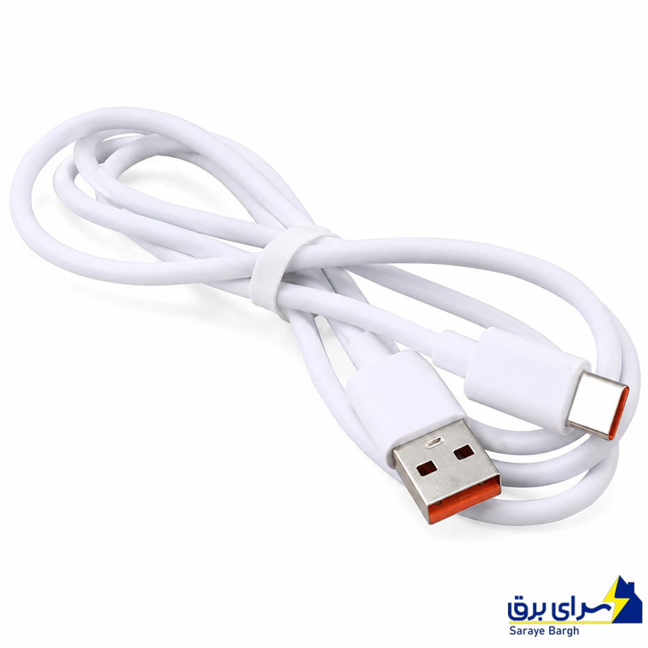 مشخصات کابل شارژ تایپ سی طرح شیائومی مدل XIAOMI Type-C 6 AM طول 1 متر