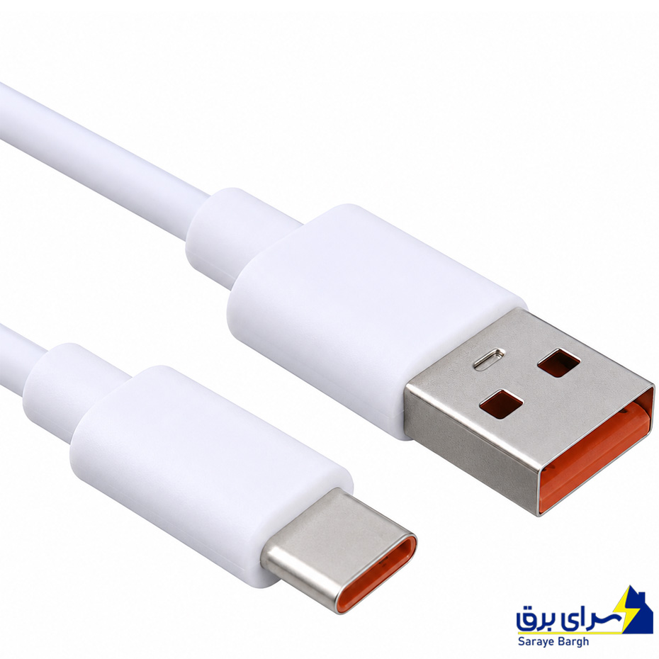 مشخصات کابل شارژ تایپ سی طرح شیائومی مدل XIAOMI Type-C 6 AM طول 1 متر