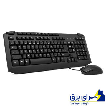 کیبورد و ماوس سیم دار تسکو مدل TSCO TKM 8054