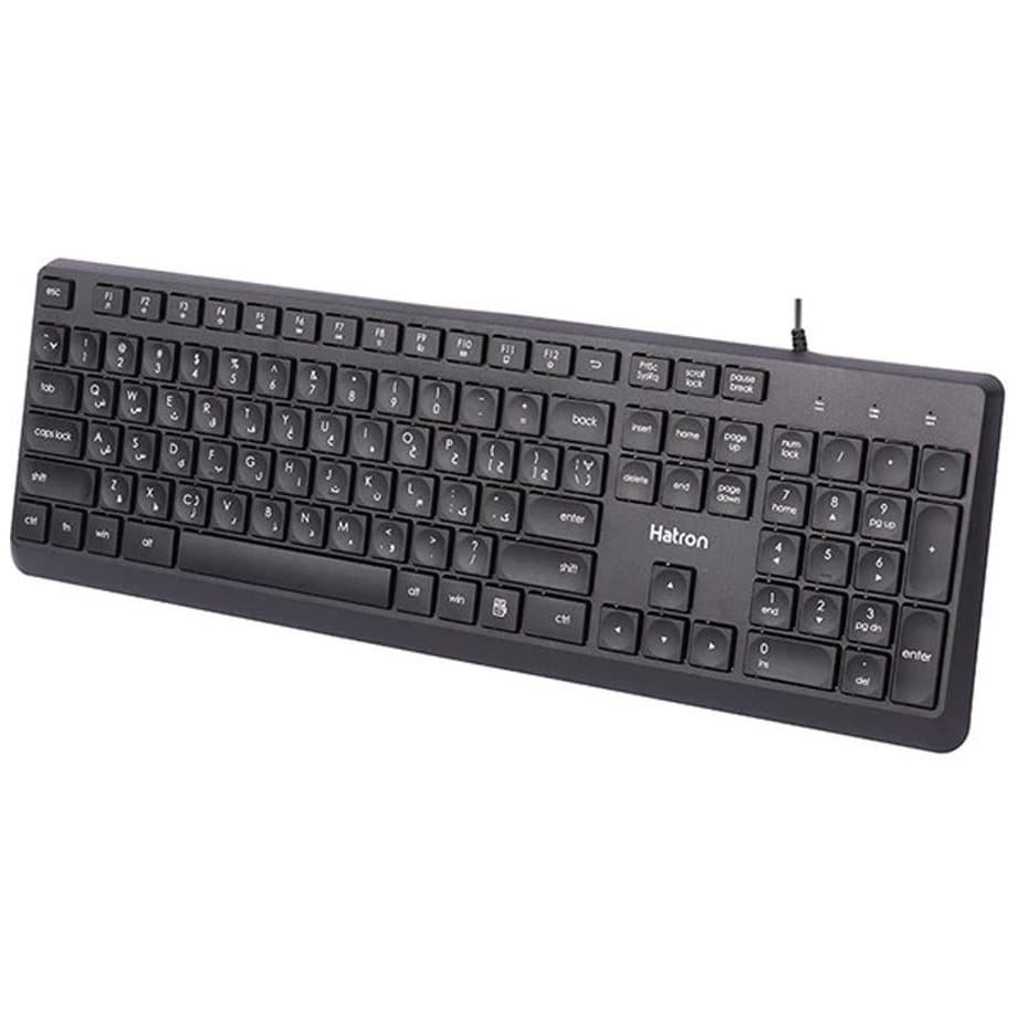 کیبورد و ماوس سیم دار هترون مدل Hatron HKC 215