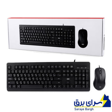 خریدکیبورد و ماوس سیم دار فنتک مدل FANTECH GO KM103 مشکی