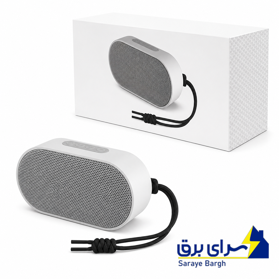 اسپیکر بلوتوثی پرتابل هیسکا مدل HISKA B23 سفید
