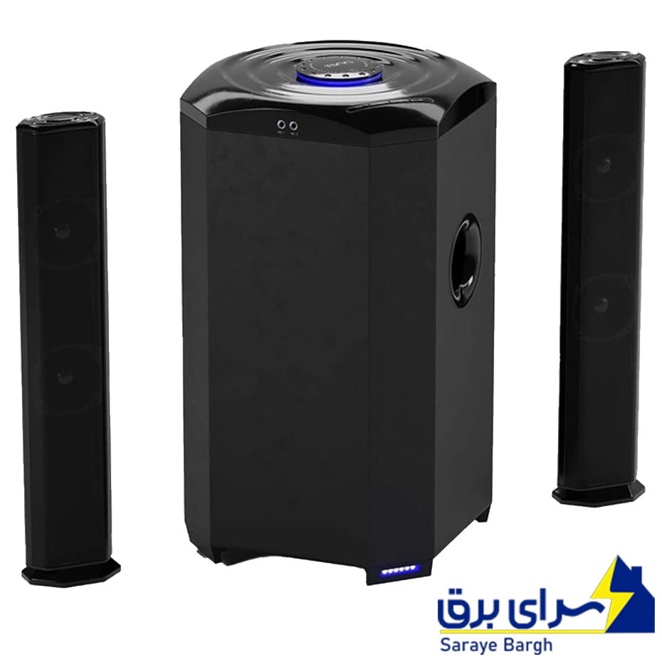 خرید اسپیکر سه تکه بلوتوثی تسکو مدل TSCO TS 2181 مشکی