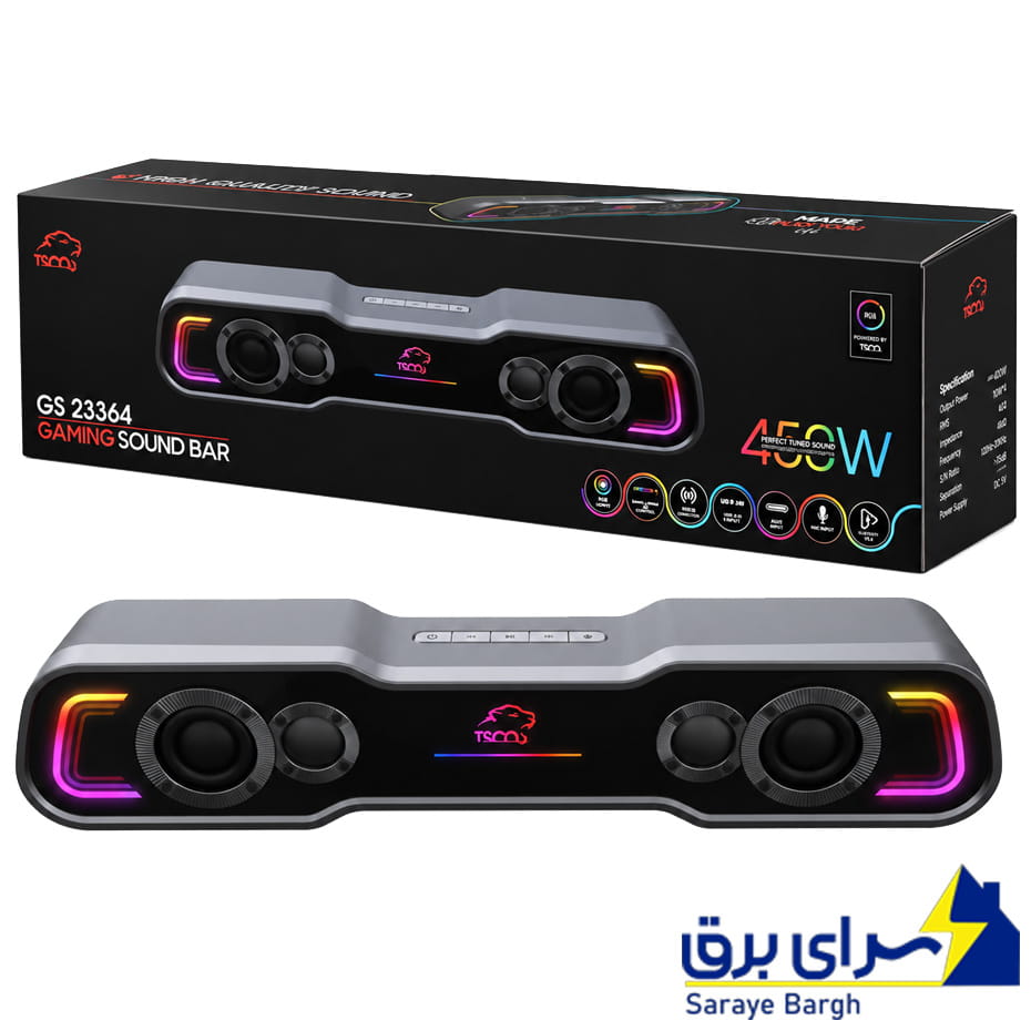 خرید اسپیکر ساندبار تسکو مدل TSCO GS 23364 SoundBar