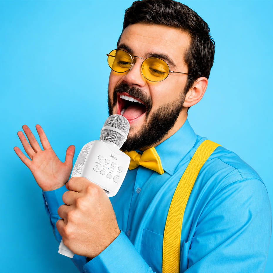 قیمت اسپیکر میکروفن هوکو مدل HOCO BK5 سفید