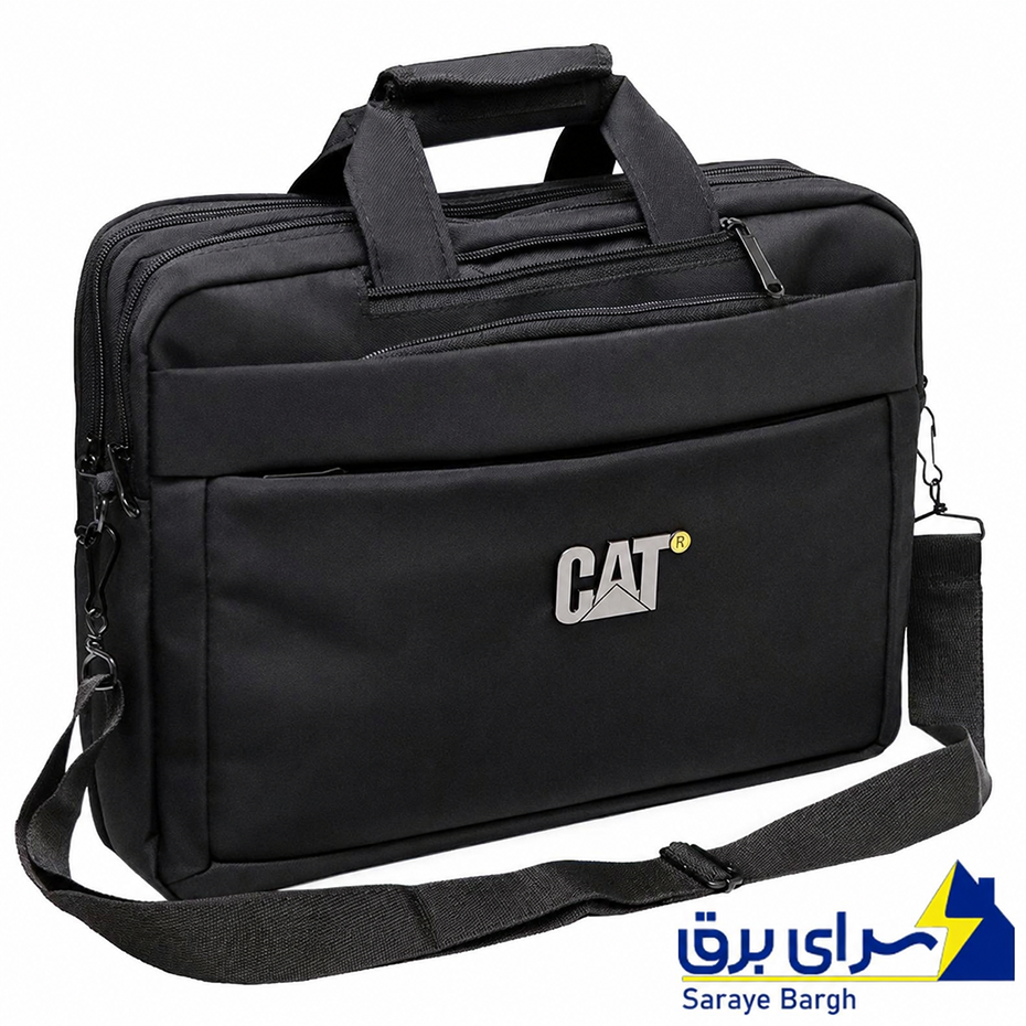 خرید کیف لپ تاپ سه کاره مدل CAT BS1123 مشکی