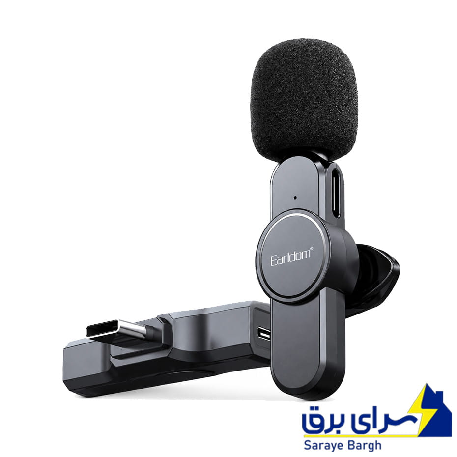 خرید میکروفن بی سیم یقه ای ارلدام مدل EARLDOM MC7L LIGHTNING