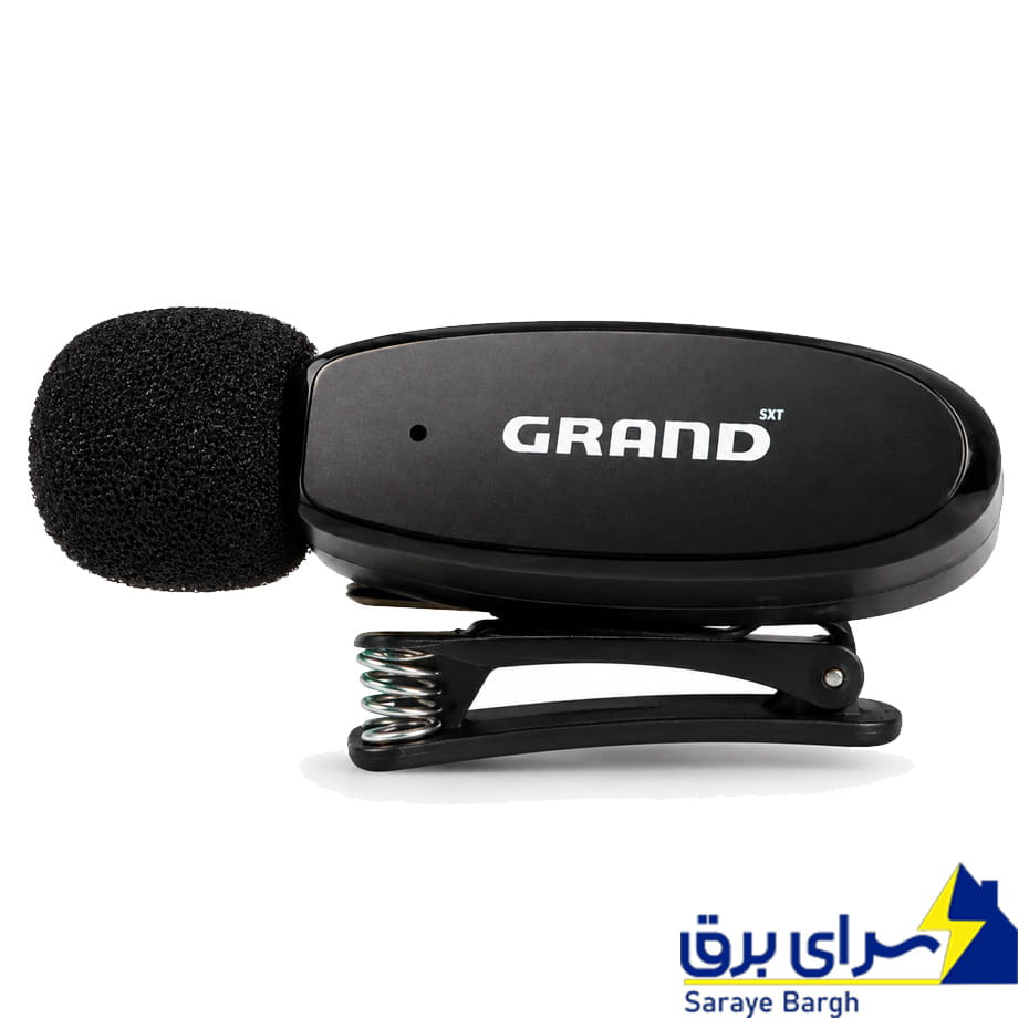 خرید میکروفن یقه ای بی سیم گرند مدل GRAND GM-01