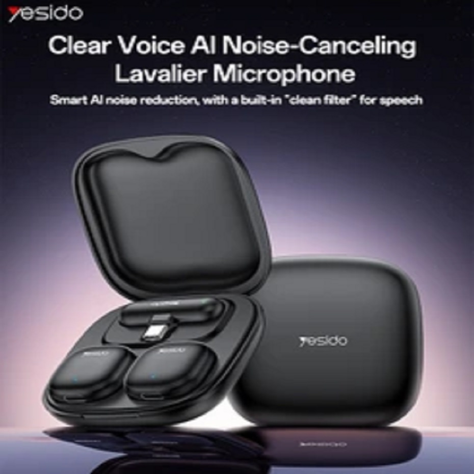 قیمت میکروفن یقه ای بی سیم یسیدو مدل YESIDO KR21 MINI LAVALIER MIC