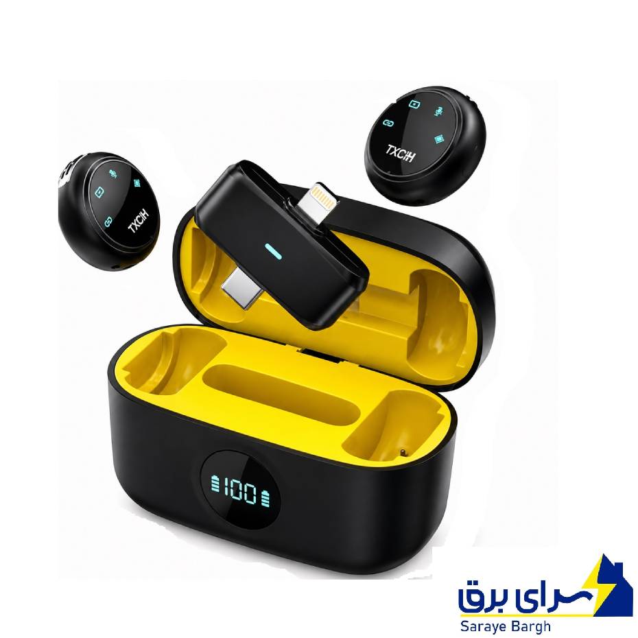 خرید میکروفن بی سیم سی بای مدل SAYBUUY MIC1 مشکی