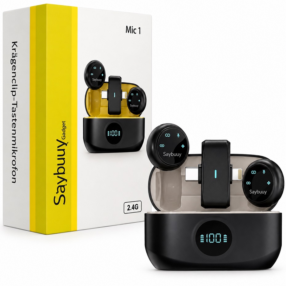 قیمت میکروفن بی سیم سی بای مدل SAYBUUY MIC1 مشکی