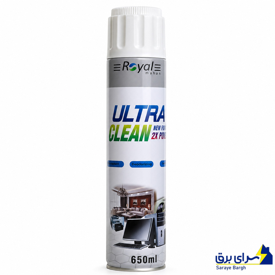 اسپری کف فرچه دار رویال مدل ROYAL R-530C 650ml