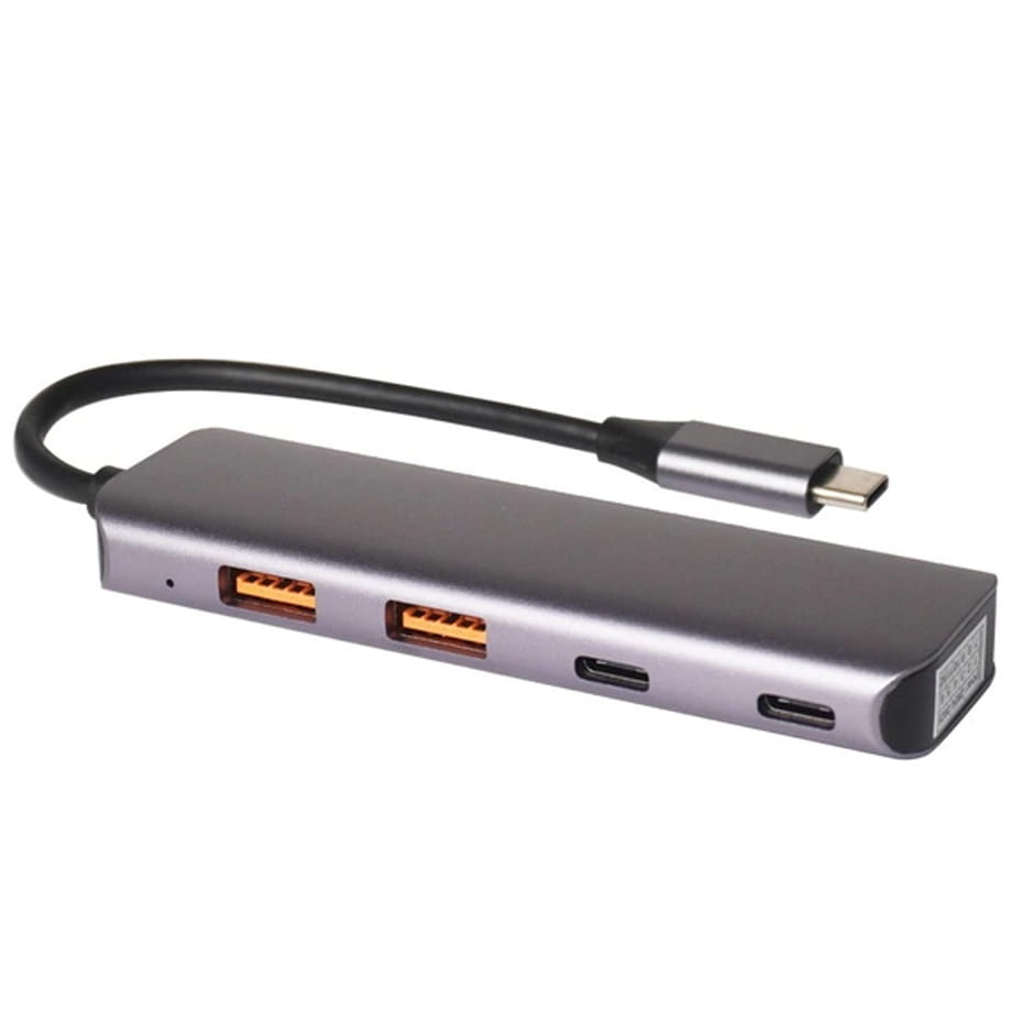 خرید هاب تایپ سی کی نت مدل KNET K-HUCMHC321 4PORT TYPE-C USB 3.0