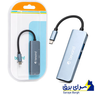 خرید هاب تایپ سی بیاند مدل BEYOND BA-413 4Port