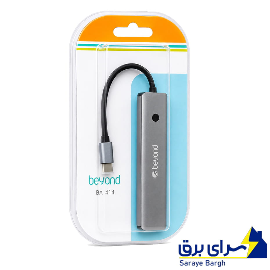 خرید هاب تایپ سی بیاند مدل BEYOND BA-414 5Port