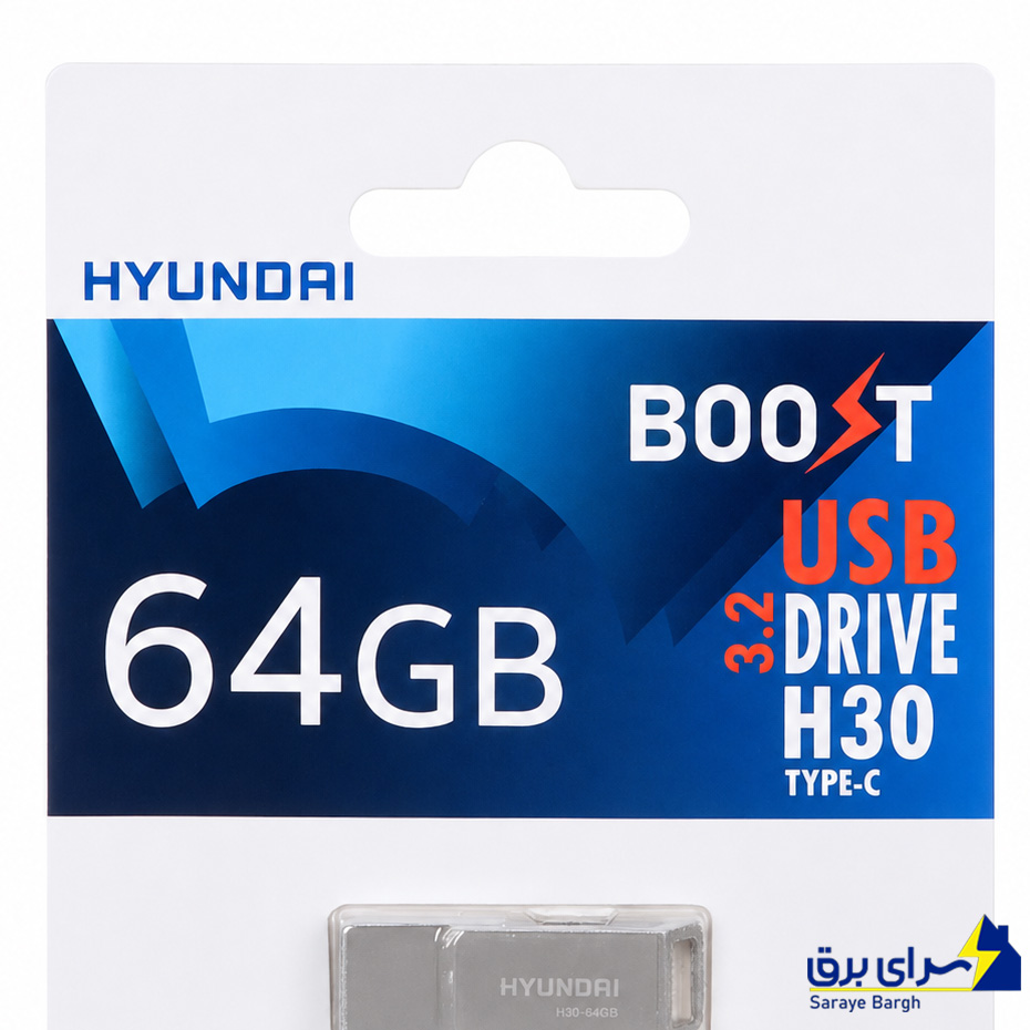 فلش هیوندای مدل HYUNDAI H30 OTG Type-C USB3.2 64G