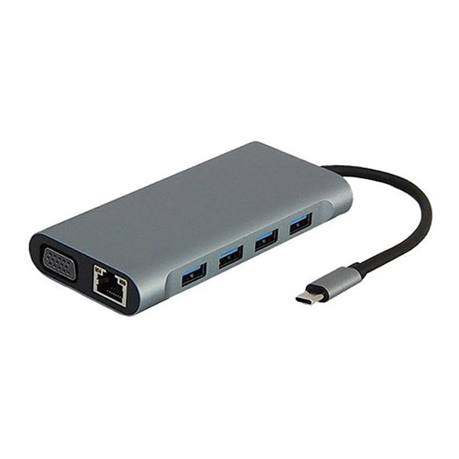 هاب کی نت مدل KNET K-MFCMS 1011 11 IN 1 S10 TYPE-C
