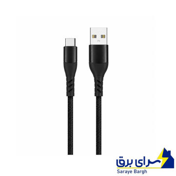 خرید کابل شارژ تایپ سی نیتو مدل NITU NC349BK مشکی طول 1.2 متر