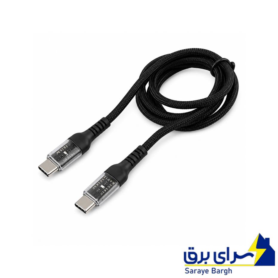 خرید کابل شارژ دو سر تایپ سی هویت مدل HAVIT CB6240 USB-C TO USB-C 60W طول 1 متر