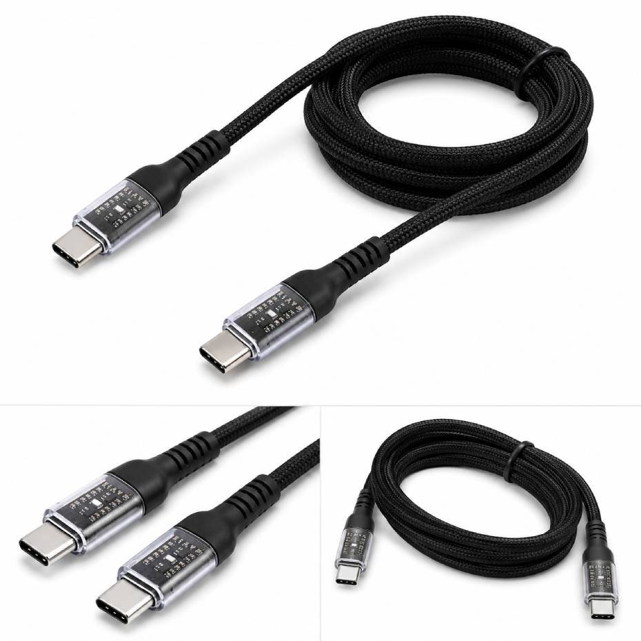 مشخصات کابل شارژ دو سر تایپ سی هویت مدل HAVIT CB6240 USB-C TO USB-C 60W طول 1 متر