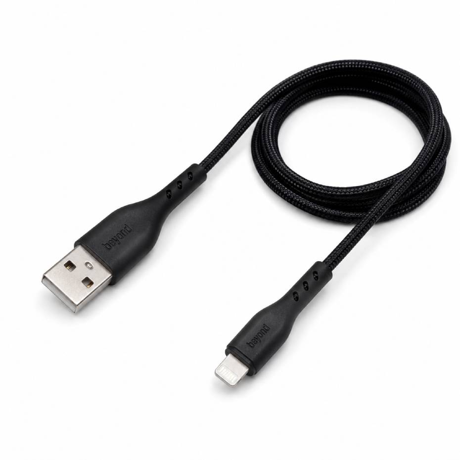 قیمت کابل شارژ لایتنینگ بیاند مدل BEYOND BUL-401 Lightning مشکی طول 1 متر
