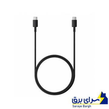 خرید کابل شارژ دو سر تایپ سی سامسونگ مس اورجینال مدل SAMSUNG EP-DN975 45W مشکی طول 1 متر